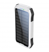 Powerbank Neutron Solar PNSWHT, wei&szlig;, 10000 mAh