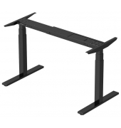 E-WonderTech höhenverstellbares Schreibtischgestell schwarz rechteckig, T-Fuß-Gestell schwarz 110,0 - 180,0 x 60,0 - 80,0 cm