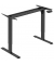 Schreibtischgestell E-StarterTech, elektrisch höhenverstellbar, 70-112cm (H), 100-160x60-80cm (BxT), T-Fuß-Gestell, schwarz