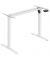 Schreibtischgestell E-StarterTech, elektrisch höhenverstellbar, 70-112cm (H), 112-160x60-80cm (BxT), T-Fuß-Gestell, weiß