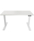 Schreibtisch E-WonderTech, elektrisch höhenverstellbar, 63-128cm (H), 180x80cm (BxT), rechteckig, weiß / verkehrsweiß