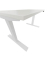Schreibtisch E-WonderTech, elektrisch höhenverstellbar, 63-128cm (H), 180x80cm (BxT), rechteckig, weiß / verkehrsweiß