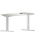 Schreibtisch E-WonderTech, elektrisch höhenverstellbar, 63-128cm (H), 180x80cm (BxT), rechteckig, weiß / verkehrsweiß