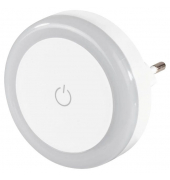 Touch Switch LED Nachtlicht weiß 6,3 cm, Warmweiß – 3378 K