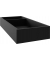 Schreibtisch-Organizer schwarz Holz 25,0 x 9,5 x 3,5 cm