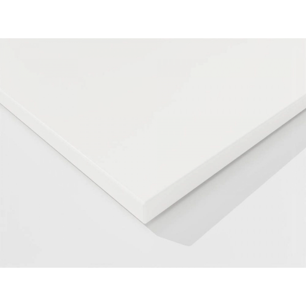 5020073866438 - Tischplatte 160x80cm (BxT) rechteckig weiß 25mm 5020073866438 Bisley