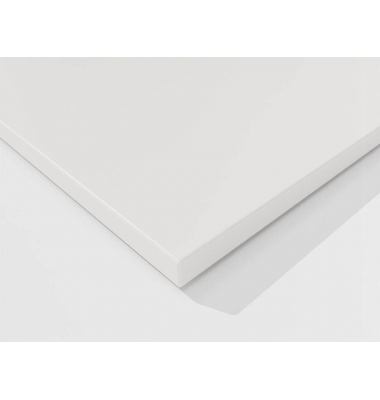 Tischplatte lichtgrau rechteckig 180,0 x 80,0 x 2,5 cm