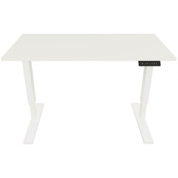 5020073990188 - E-StarterTech elektrisch höhenverstellbarer Schreibtisch weiß rechteckig T-Fuß-Gestell weiß 1200 x 600 cm 5020073990188 Bisle 5020073990188 - E-StarterTech elektrisch höhenverstellbarer Schreibtisch weiß rechteckig T-Fuß-Gestell weiß 1200 x 600 cm 5020073990188 Bisle