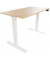 Schreibtisch E-StarterTech, elektrisch höhenverstellbar, 70-112cm (H), 160x60cm (BxT), rechteckig, kendal eiche / weiß