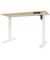 Schreibtisch E-StarterTech, elektrisch höhenverstellbar, 70-112cm (H), 160x60cm (BxT), rechteckig, kendal eiche / weiß