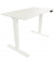 Schreibtisch E-StarterTech, elektrisch höhenverstellbar, 70-112cm (H), 160x80cm (BxT), rechteckig, weiß / weiß