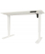 Schreibtisch E-StarterTech, elektrisch höhenverstellbar, 70-112cm (H), 160x80cm (BxT), rechteckig, weiß / weiß