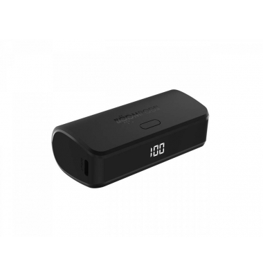 POWER BOOM Powerbank 5.000 mAh schwarz