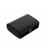 POWER BOOM Powerbank 10.000 mAh schwarz