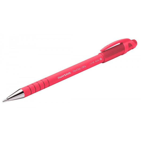 Papermate Kugelschreiber Flexgrip Ultra M S0190413, rot, 0,5mm, Einweg 8008285096123 Papermate