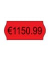 Preisetiketten, 26x12mm, leuchtrot permanent, 15.000 Etiketten