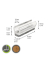 EH 0690 Klemmschalengleiter Kunststoff Ø 1,2 cm Innendurchmesser 11mm