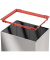 Abfalleimer Big-Box Swing, L, 35 l, 339 x 260 x 545 mm, edelstahl
