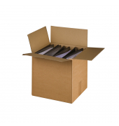 Ordnerversandkartons 00069066 braun, innen 29x32,5x32,5cm (BxHxT), Wellpappe 1-wellig