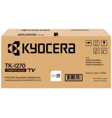 Toner 1T0C140NL0 (TK-1270), schwarz, ca. 10000 Seiten