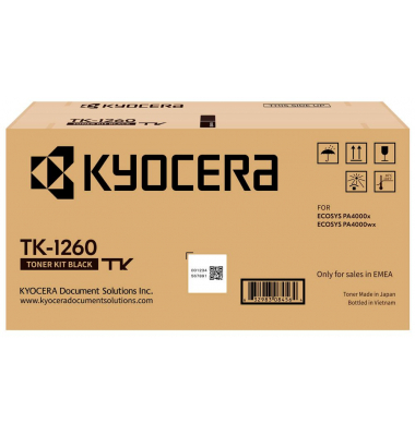 Toner 1T0C150NL0 (TK-1260), schwarz, ca. 10000 Seiten