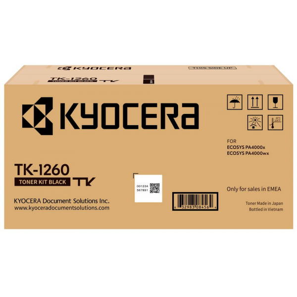 0632983084564 - Toner 1T0C150NL0 (TK-1260) schwarz ca 10000 Seiten 0632983084564 Kyocera
