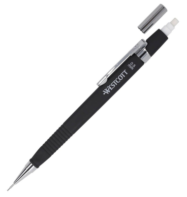 Druckbleistift, E-733908 00, schwarz, 0,5mm, HB