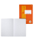Schulheft 040784040 PREMIO, Lineatur 40 / kariert / keine, A4, 90g, orange/gelb, 32 Blatt / 64 Seiten
