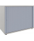 Rollladenschrank lichtgrau 1 Fachboden 100,0 x 44,2 x 78,1 cm
