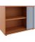 Rollladenschrank buche 1 Fachboden 100,0 x 44,2 x 78,1 cm