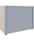 Rollladenschrank akazie 1 Fachboden 100,0 x 44,2 x 78,1 cm