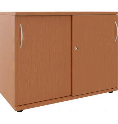 Schiebetürenschrank, 4260761570525 buche 1 Fachboden 100,0 x 44,2 x 76,3 cm