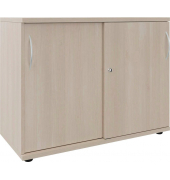 Schiebetürenschrank, 4260761570549 akazie 1 Fachboden 100,0 x 44,2 x 76,3 cm