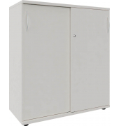 Schiebetürenschrank, 4260761570600 weiß 2 Fachböden 100,0 x 44,2 x 111,5 cm