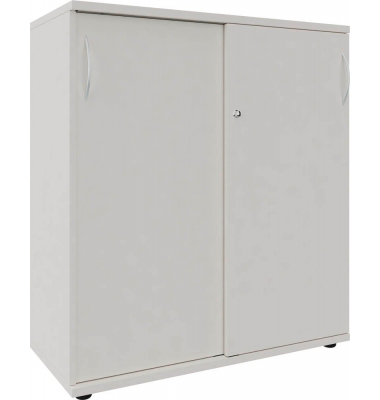 Schiebetürenschrank, 4260761570600 weiß 2 Fachböden 100,0 x 44,2 x 111,5 cm