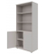 Regalschrank Basic, 4260761570723 lichtgrau 80,0 x 44,2 x 185,1 cm