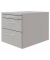 Rollcontainer lichtgrau 3 Auszüge 43,4 x 60,0 x 40,0 cm