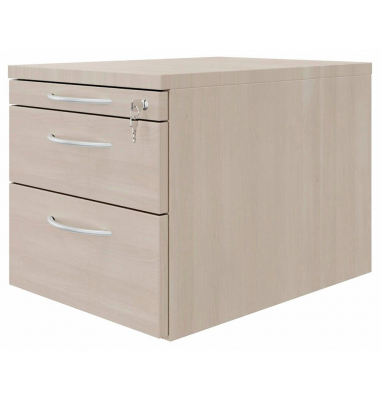 Rollcontainer akazie 3 Auszüge 43,4 x 60,0 x 40,0 cm
