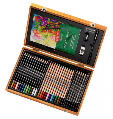 Schreibgeräteset Sketching Academy, 2300147, grau, k.A., B,H,HB,2H,2B,5H,4H,3H,3B,4B,5B,6B