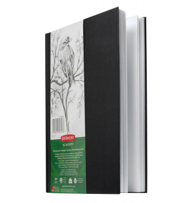 Skizzenbuch Academy A4 blanko, schwarz Hardcover 128 Seiten