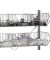 Anbauregal 13673 silber, verzinkt 100,0 x 50,0 x 200,0 cm