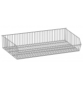 Drahtkorb für Schwerlastregal silber 95,0 x 50,0 cm