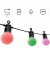 Lichterkette 00176636, 12 LED, Länge 8m