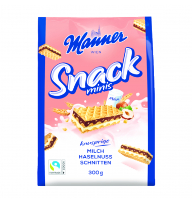 Gebäck Snack Minis Milch Haselnuss 27701000 300g