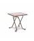 Klapptisch Madrid, 73cm (H), 67x67cm (BxT), rechteckig, braun / braun