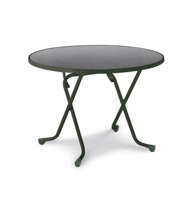 Gartentisch Primo grau rund 26521050