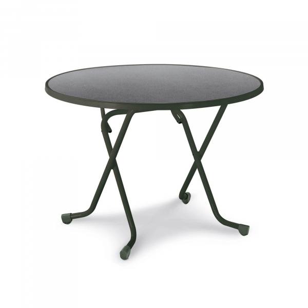 4043153081744 - BEST Gartentisch Primo grau weiß rund 1000 x 1000 x 700 cm