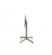 Stehtisch Versa 20501, höhenverstellbar 74/1,02cm (H), Ø 60cm (BxT), rund, cappucino / cappucino