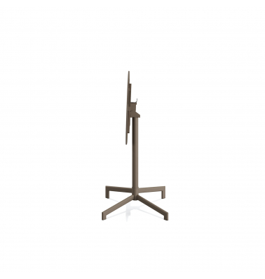 Stehtisch Versa 20501, höhenverstellbar 74/1,02cm (H), Ø 60cm (BxT), rund, cappucino / cappucino