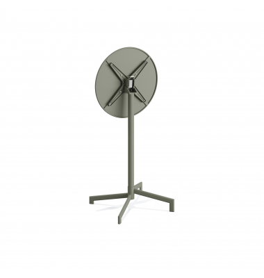 Stehtisch Versa 20503, höhenverstellbar 74/1,02cm (H), Ø 60cm (BxT), rund, grün / grün